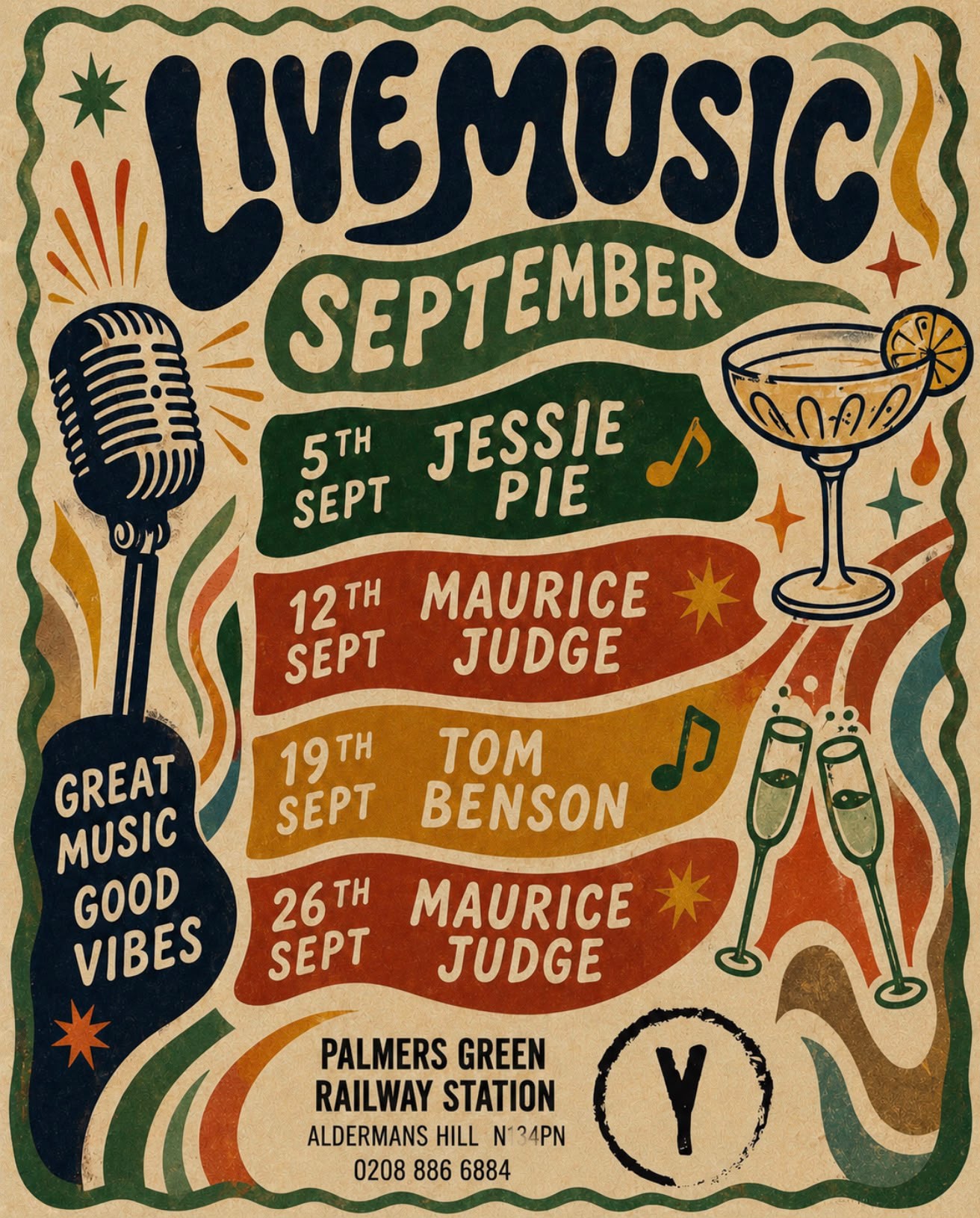 Live Music at The Yard Café — September 2026